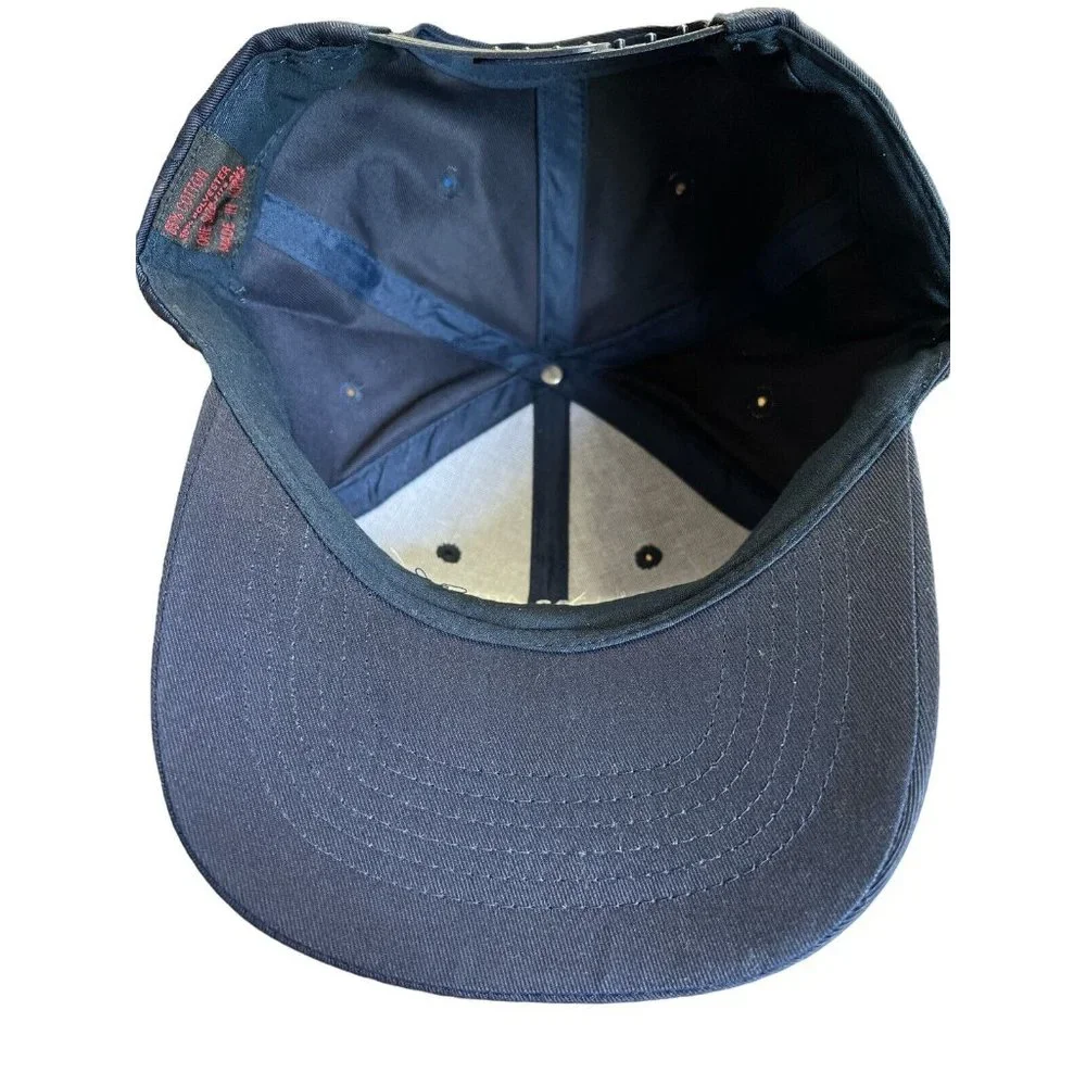 USA New‎ York God Bless America Embroidered Blue Adjustable Cap Hat US Flag Twin